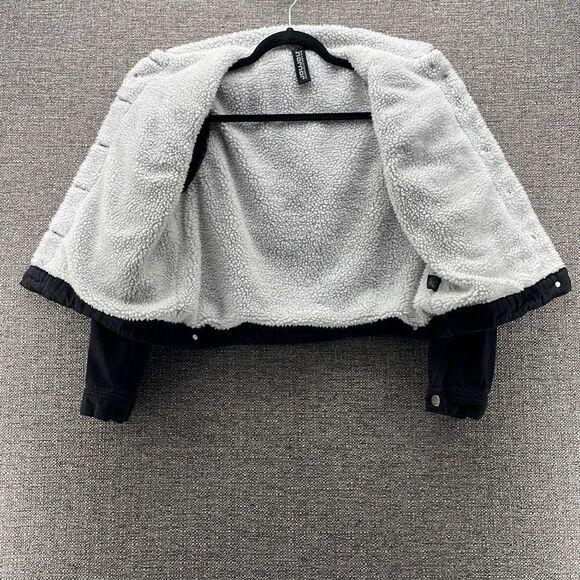 Trucker Jacket Womans‎ Medium Black Similar 2 Lorelei Gilmore - Picture 3 of 11